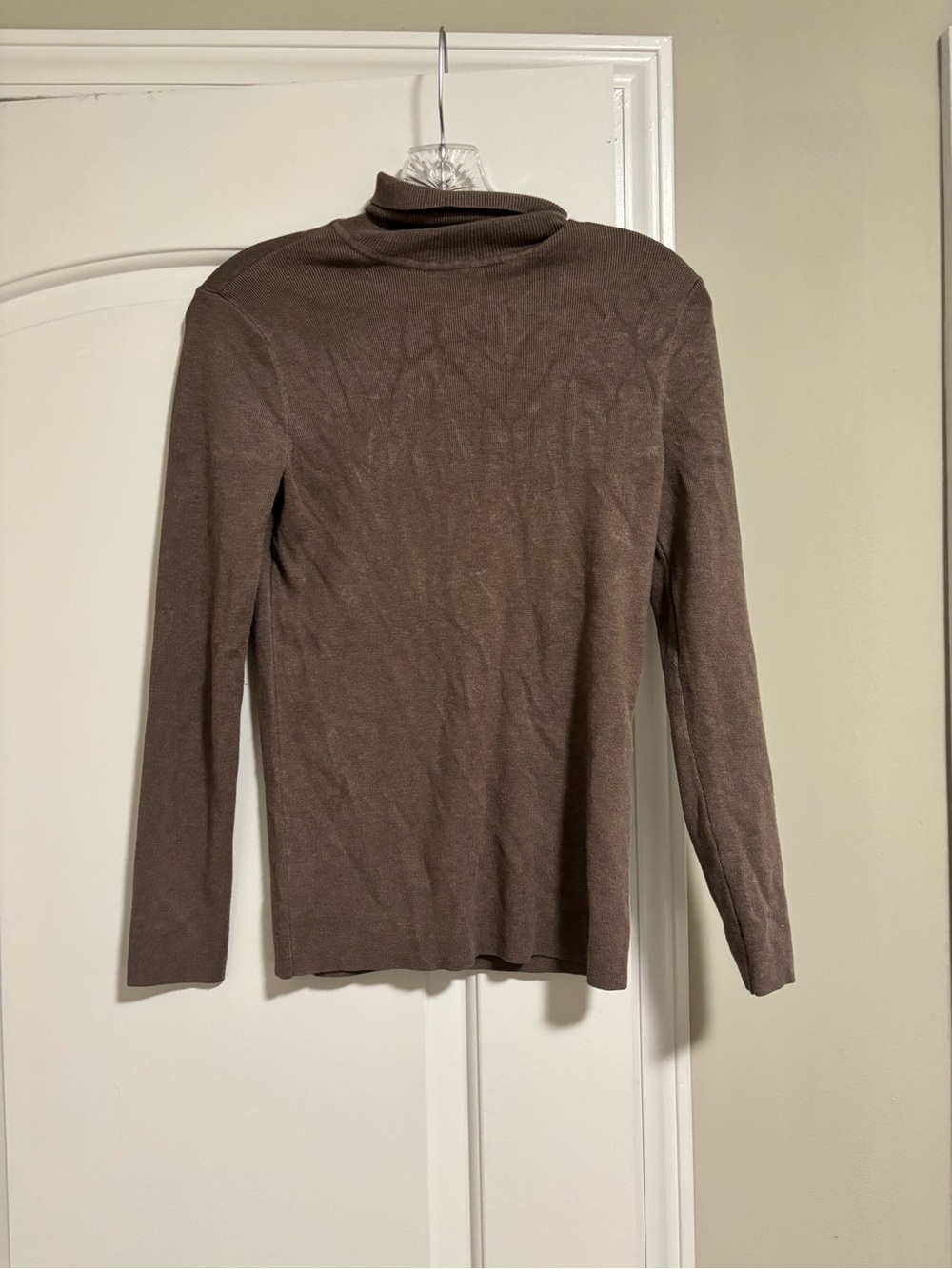 CHICO’S, Women's Brown Turtleneck Sweater, Size Small